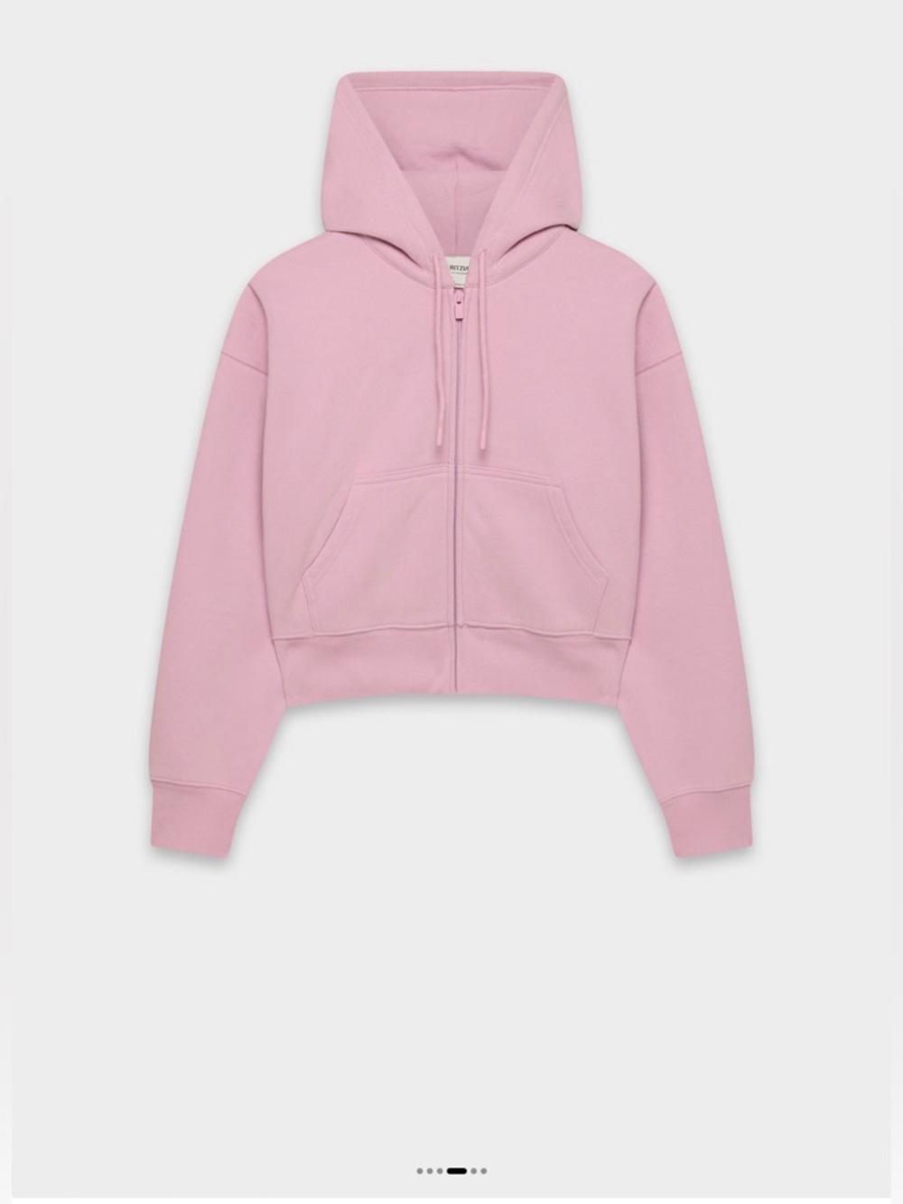 Aritzia - Cozy Sweatfleece Boyfriend Boxy Zip Hoodie